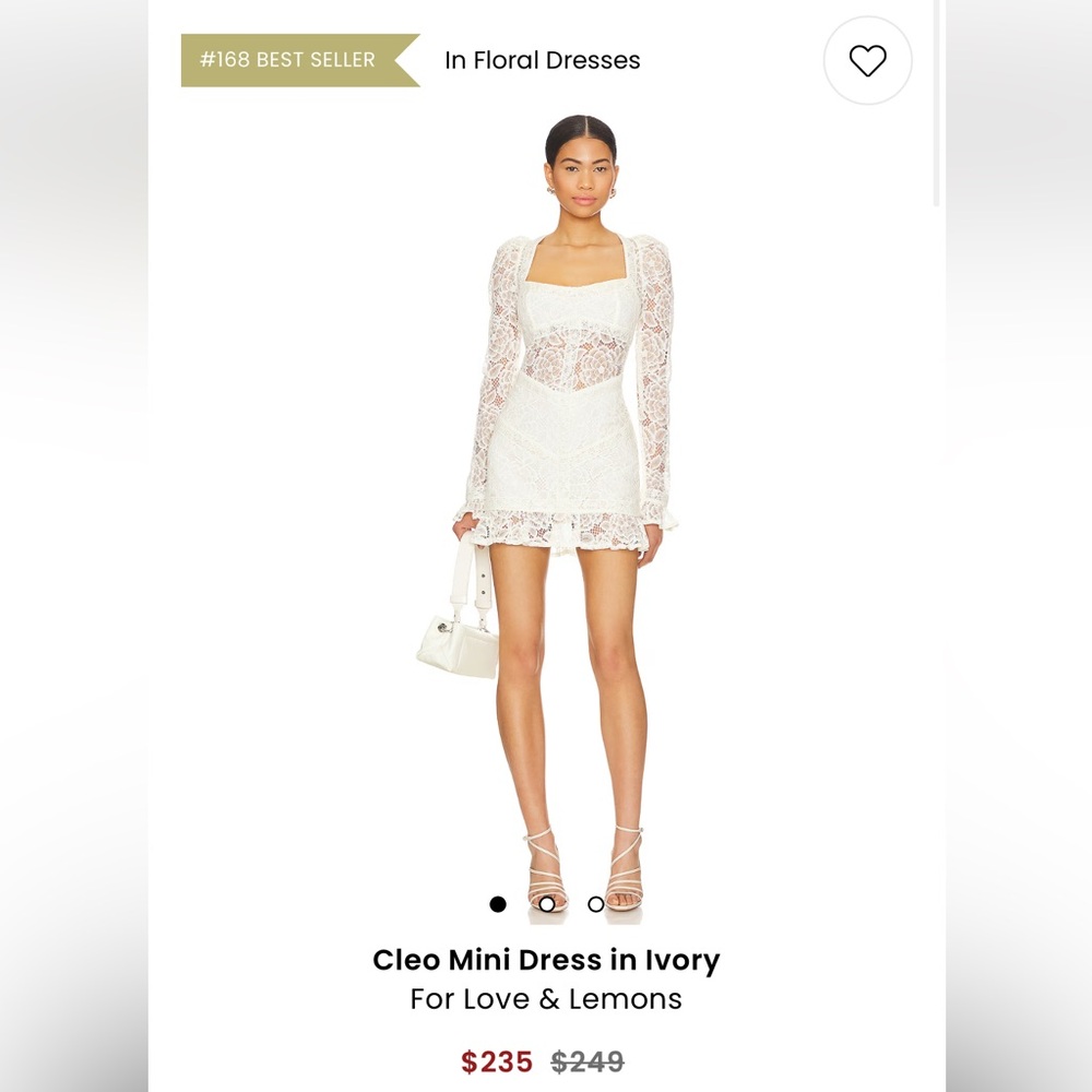 For Love & Lemons Cleo Mini Dress